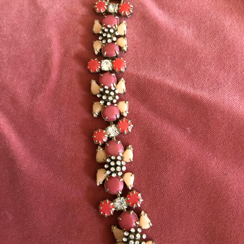J crew enamel gemstone bracelet